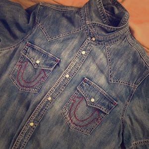 TRUE RELIGION DENIM SHIRT